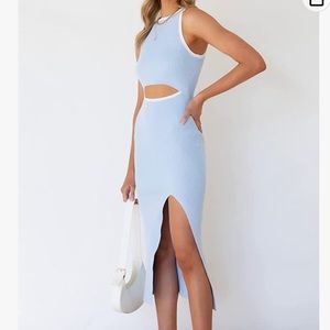 Cutout Bodycon Midi Dress
